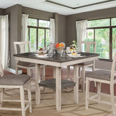 Ann Counter Ht. Table Set Model Cm3752Pt-5Pk-Chair By Furniture Of America